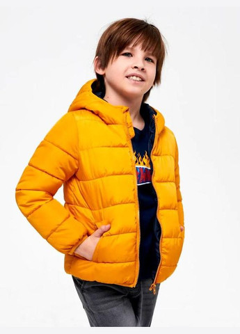 Горчичная демисезонная куртка для мальчика No Brand