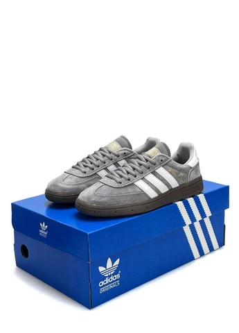 Кросівки жіночі Adidas No Brand Spezial Light Grey White світло-сірі демісезони (382723166)