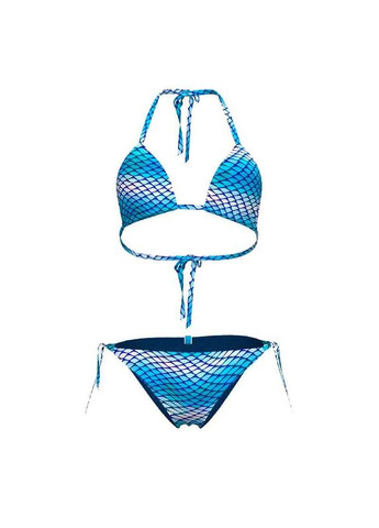 Комбінований демісезонний купальник water print string bikini tria (007075-801) Arena
