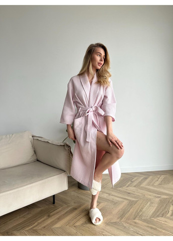 Вафельний халат з капюшоном XL Vishnya (360240305)