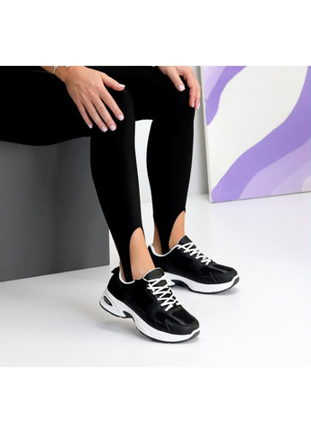 Жіночі літні кросівки чорні сітчасті легкі з білою підошвою Stilli Кросівки чорні літо (349821250)