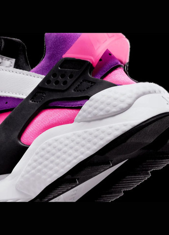Белые кроссовки w air huarache white hyper pink purple dh4439 109 Nike