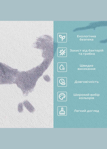 Влагопоглощающий коврик 50х80х3мм SW-00001890 Sticker Wall (344573394)