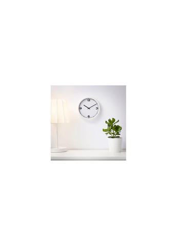 Годинник настінний білий 25 см IKEA (272150468)