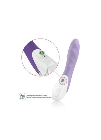 Потужний вібратор Sassy Simon Purple з двома моторами і стимулюючим рельєфом Mystim (333332893)