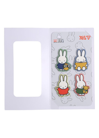 Закладки-стікери Miffy 170448 4х20 см 80 шт Yes (370548819)
