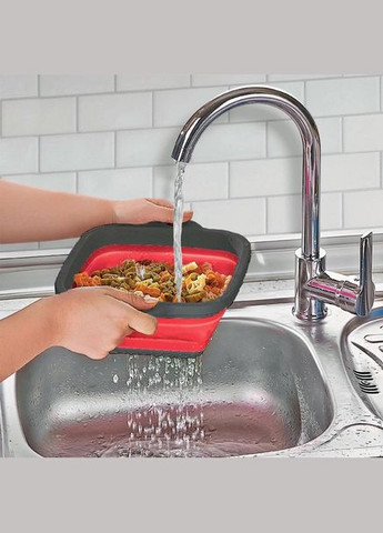 Друшляк-миска складаний з ручками 2 л GT-571 (125066) Gusto (296195155)