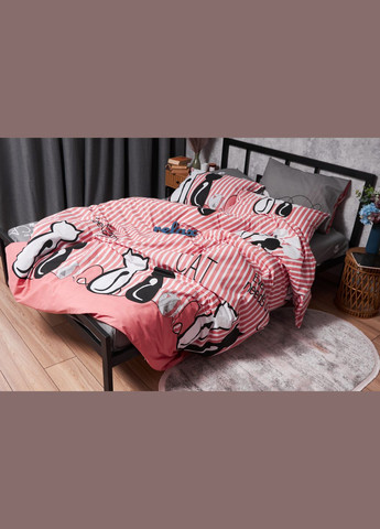 Комплект постельного белья Бязь Gold Люкс полуторный евро 160х220 наволочки 4х70х70 (MS-820003244) Moon&Star Cat (288043906)