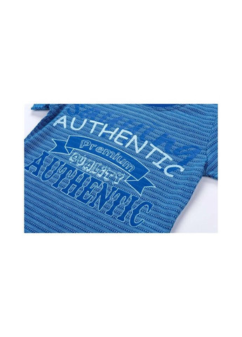 Синя демісезонна футболка дитяча з шортами "authentic" (10583-116b-blue) Breeze