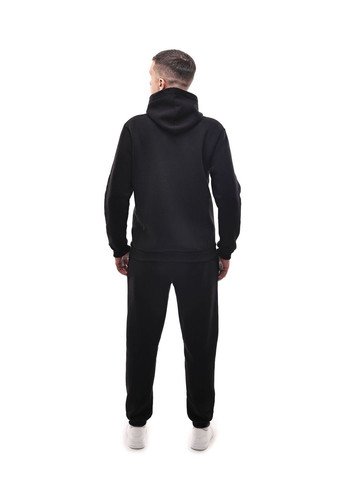 Чорний зимній костюм спортивний чоловічий Kitten