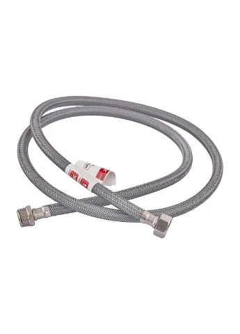 Гнучке підведення ZHN-02-FM1/2"-100 (нейлонове обплетення, гайки нерж) (ZX5151) Zerix (388159551)