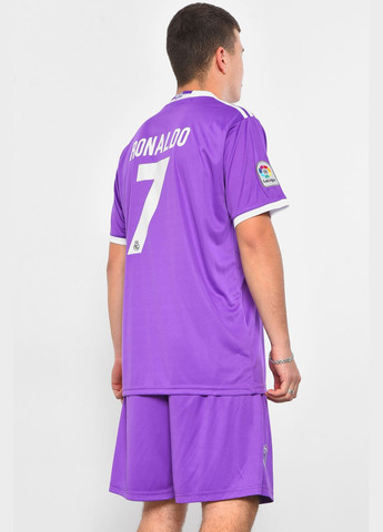 Футбольная форма мужская фиолетового цвета Let's Shop (293765164)