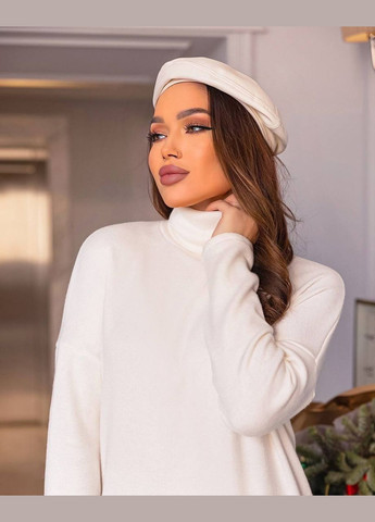 Молочное коктейльное, деловое, повседневный, кэжуал, джинсовое, вечернее платье женское No Brand однотонное