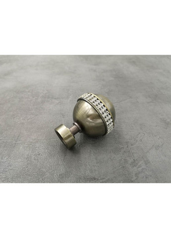 Карниз Авея гладка штанга одинарний ретро 25 мм 160 см Антик Quadrum (352778211)