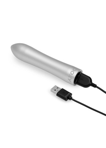 Мощная вибропуля SILVER в металлическом кейсе, ультрагладкая, 7 режимов Doxy (307814600)