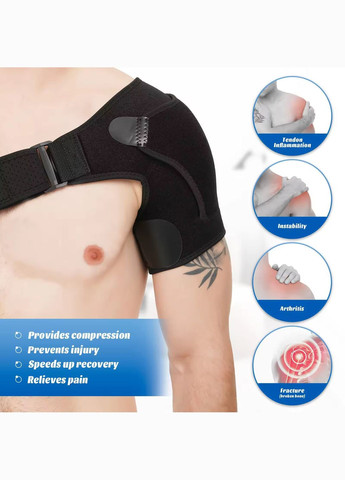 Медичний Пояс для Підтримки Плечей з Регульованим Плечовим Ременем під Тиском Toelab M163 (4024356) Clefers (300694579)