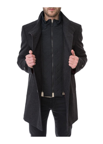 Серое Пальто мужское WEIS