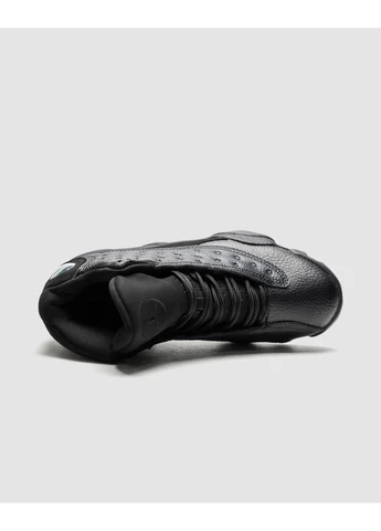 Черные летние кроссовки nike air jordan 13 retro altitude total black найк аир джордан No Brand