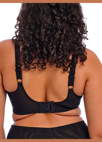 Чорно-білий планж бюстгальтер 8900bdt Elomi з кісточками поліестер, поліамід, еластан