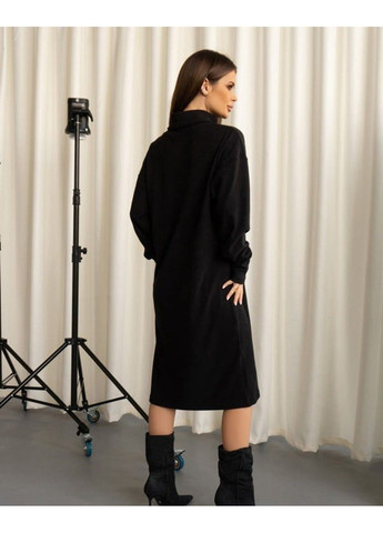 Черное повседневный платье 14433 s черный ISSA PLUS