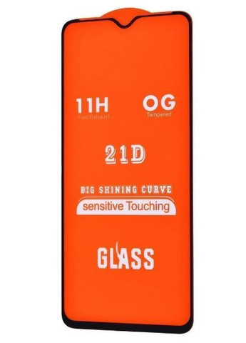 Закаленное защитное стекло на Samsung A12 / Черная рамка X-level (329881797)