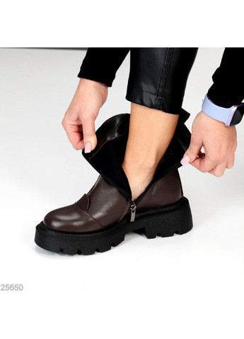 Осенние демисезонные кожаные ботинки Helen