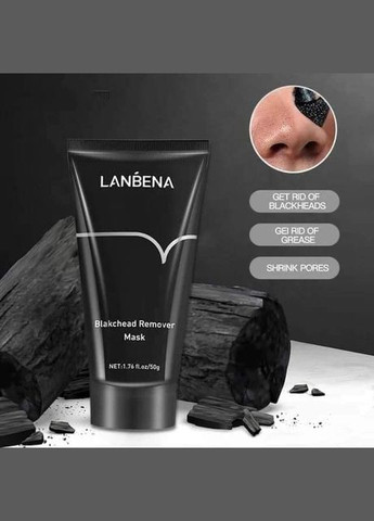 Бамбуковая маска-пленка для удаления угрей и черных точек с коллагеном 50 г LANBENA (307497357)