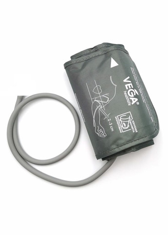 Манжета оригінал 22-42см для автоматичних та напівавтоматичних тонометрів з однією трубкою сіра Vega (296785260)