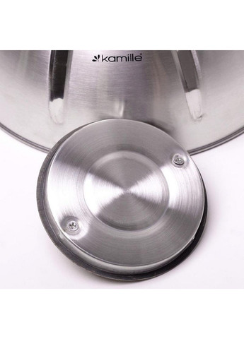Чайник Whistling Kettle із нержавіючої сталі зі свистком Ø26,5х23 см Kamille (289464866)