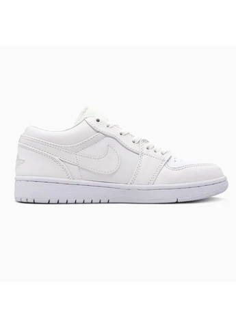 Кросівки жіночі і чоловічі Nike Air Jordan Retro 1 Low White | Найк Аір Джордан Ретро 1 білі No Brand білі демісезони (401726475)