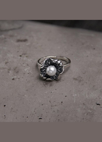 Нежное женское винтажное кольцо с искусственным маленьким жемчугом размер регулируемый Fashion Jewelry (289355728)