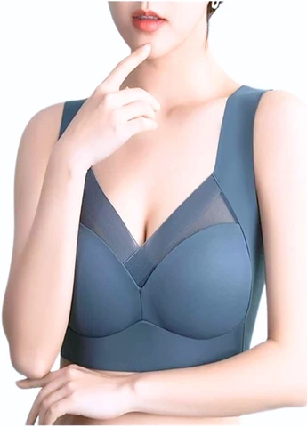Топ женский с вставками сетки на декольте No Brand (346872185)