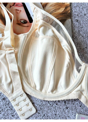 бюстгальтер с хлопковой подкладкой айвори Lanny Mode