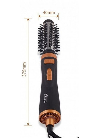 Професійний фен для укладання волосся з насадками 3 температурних режими 2 швидкості тепле/холодне повітря 900 Вт 50046 Black DSP (306716777)