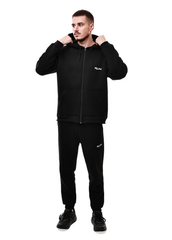 Черный зимний костюм спортивный мужской AVE