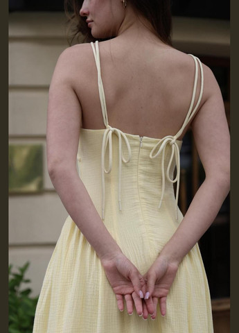 Літні сарафани жіночі для відпочинку на природі з відкритою спиною та завищеною талією Intruder (347579769)