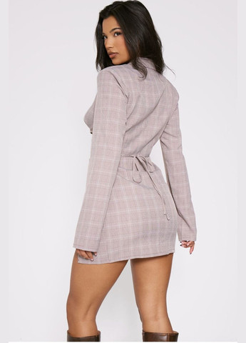 Коричневое платье PrettyLittleThing