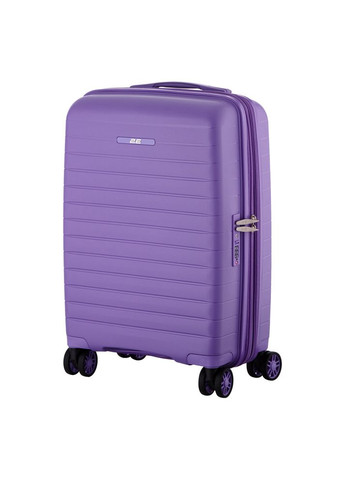 Валіза, Aero, поліпропілен, мала, 35/44 л, TSA, 4 колеса, EXP, лавандовий 2E (370619140)