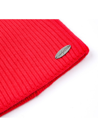 Шапка бини мужская шерсть красная ЯРЕМА 725-072 LuckyLOOK 725-072М (322789770)