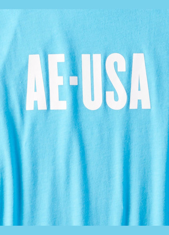 Голубая футболка American Eagle