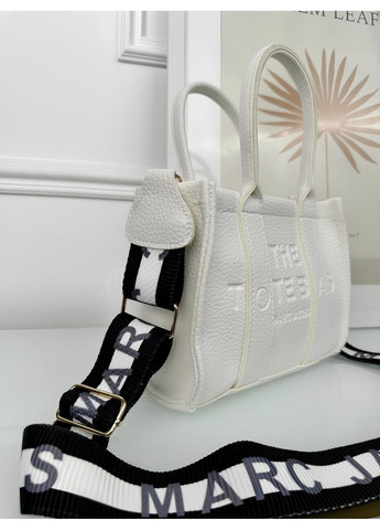 Сумка жіноча шопер білий Tote Bag шопер міні No Brand (369934992)