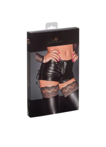 Шорты женские виниловые F138 Noir Handmade (347315251)