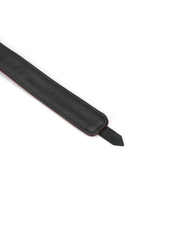 Кожаный ошейник с поводком Wine Red Collar and Leash, 3 кольца для крепления Liebe Seele (335392188)