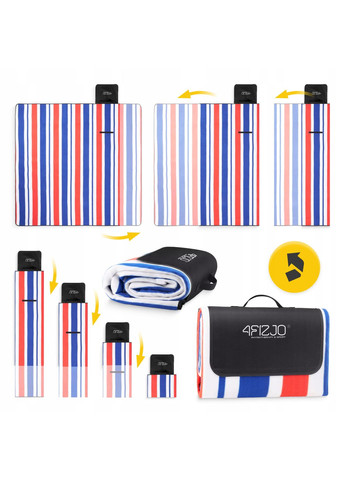 Коврик для пикника и кемпинга 200 x 200 см складной () 4FIZJO P-5907739317186 (342758259)