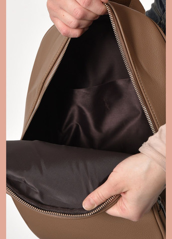 Рюкзак жіночий коричневого кольору Let's Shop (278761229)