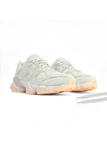 КРОСІВКИ ЖІНОЧІ NEW BALANCE 9060 MISSING PIECES SILVER MOSS GREEN НЬЮ БЕЛАНС 9060 СІРІ No Brand сірі демісезони (391050314)