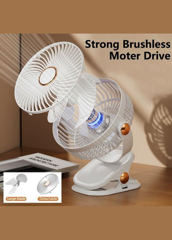 Акумуляторний вентилятор K33 з підсвіткою, White VHG (338627757)