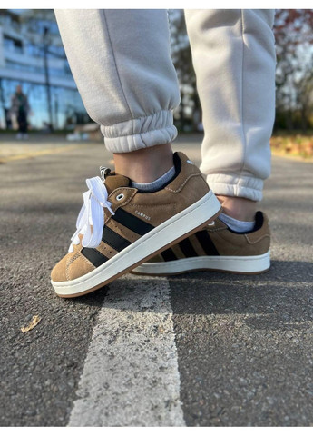 Білі Осінні кросівки чоловічі adidas campus 00s brown white адідас кампус No Brand