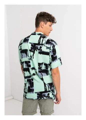 Сорочка JORTIDE RESORT SHIRT SS TC220 12179803 Yucca Jackandamp;Jones Бірюзовий 12179803YUCCA JACK&JONES (395633175)