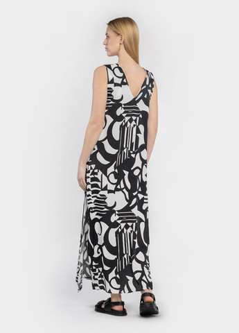 Черное кэжуал платье женское черное Arber